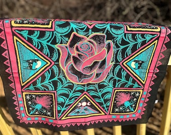 Desert Rose Floral Bandana | Boho Western Accessory