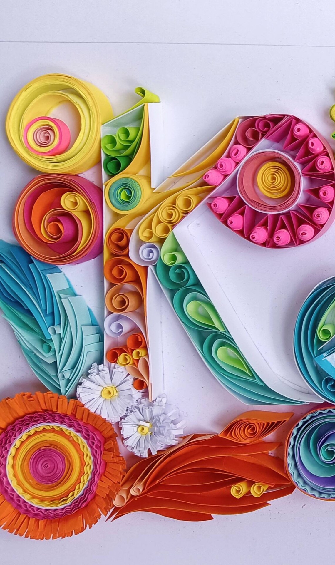 Quilling Baby Gift Name Personalized Paper Frame Children Etsy