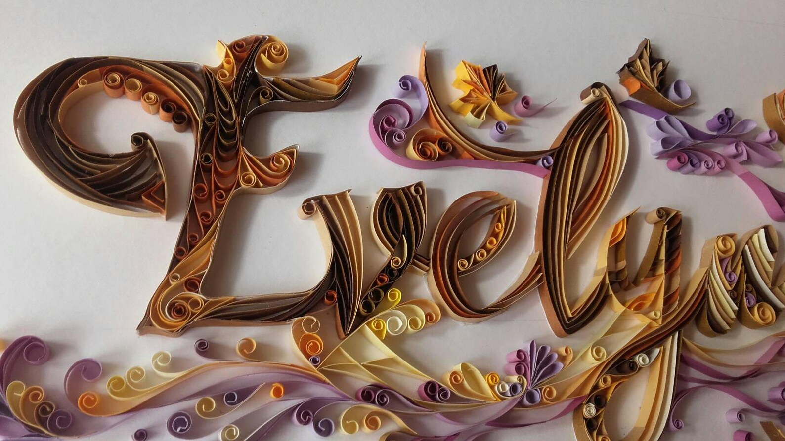 Custom Name Art Personalized Name Wall Art Handmade Etsy