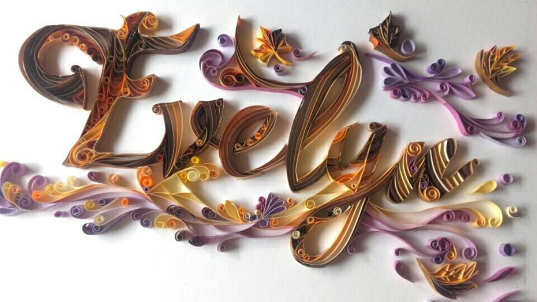 Custom Name Art Personalized Name Wall Art Handmade Etsy