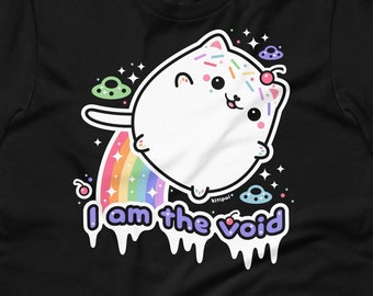 Rainbow Kitty Shirts, Kawaii Clothes, Visionary T-Shirts, High Vibes