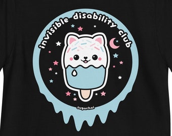 Invisible Disability Club Shirts, Awareness and Support, Plus Sizes Available