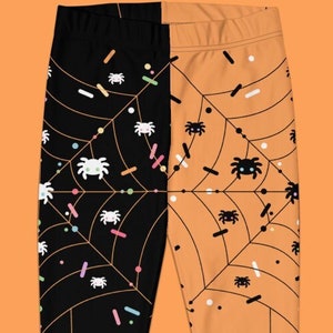 Cute Alternative Leggings, Spooky Kawaii Pants, Pastel Goth Clothing, Halloween