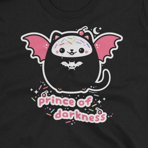 Kawaii Dark Prince of Darkness Unisex T shirt With Super Cute