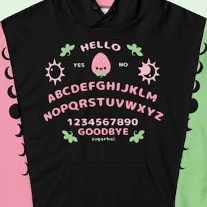 Pastel Goth Strawberry Hoodies, Witchy, Alternative Clothes, Plus Sizes