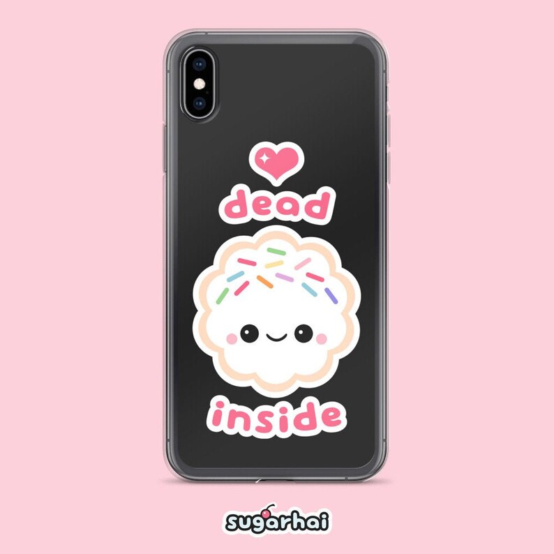 Iphone Cases Kawaii Grunge Dead Inside Pastel Goth Phone Etsy
