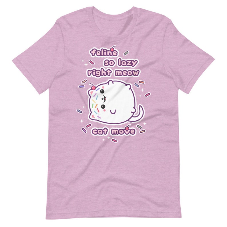 Funny Cat Shirt Super Cute Lazy Kitty Cat Funny Shirts Etsy
