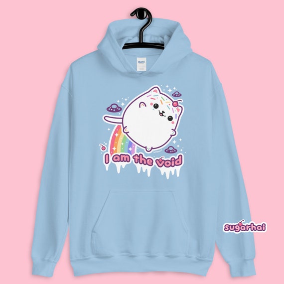 Soft Kawaii Alien Hood (Pink & Blue)