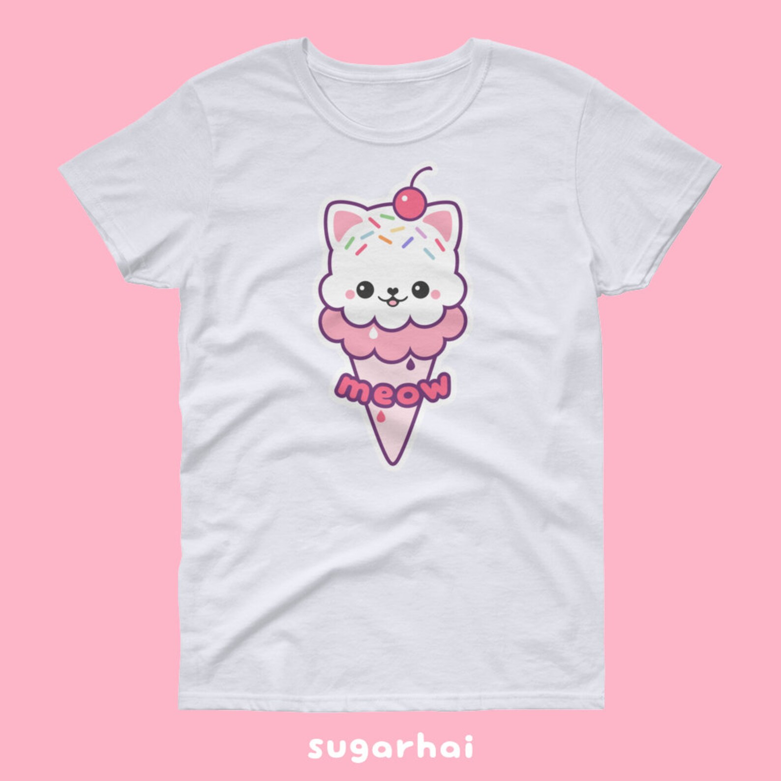 Ice Cream Shirts Kawaii Clothing Cute TShirts Etsy