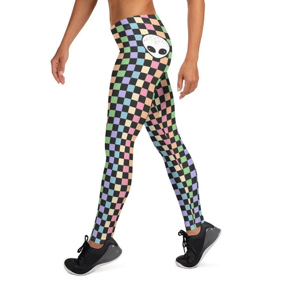 checkerboard leggings