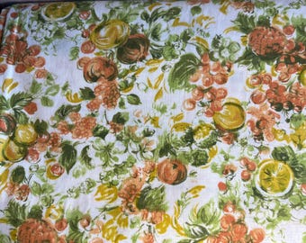 Very Vintage By the Half Yard Quilting Cotton Fabric, fruit print