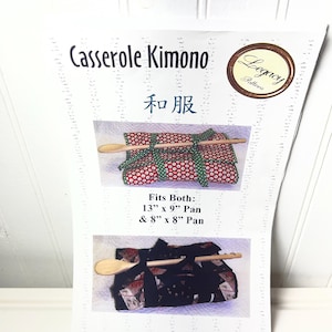 Paper Sewing Quilting Pattern "Casserole Kimono", Legacy Patterns #LEG6101, circa 2006