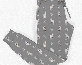 Wolf Pajama Pants White Wolves Pjs Wolf Lover Gift for Christmas Gift for Couple Matching Pajama Bottoms Mens PJ Pants for Women Etsy