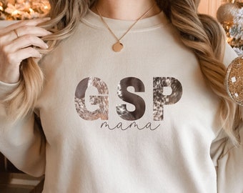 German Shorthaired Pointer Sweatshirt, GSP Mama Sweatshirt, GSP Lover Gift For Pointer Mom, Dog Mama Shirt, Dog Mom Sweatshirt
