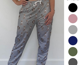 German Shorthaired Pointer PJs GSP Pajamas Bottoms Pajamas with GSP Christmas Gifts For Dog Lover Matching Family Christmas Pajamas Pointer