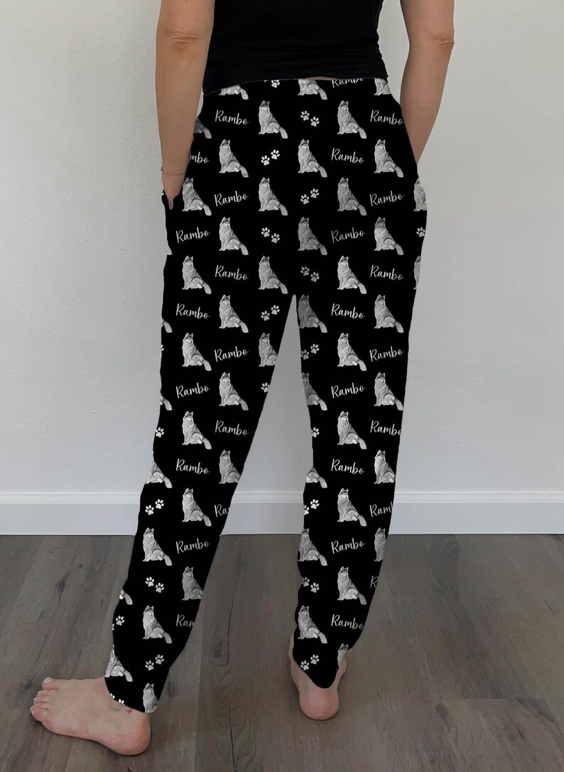 custom husky pajama pants, personalized husky pj pants