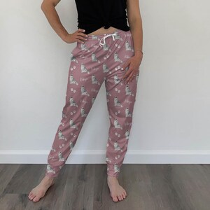 husky pajama pants with name