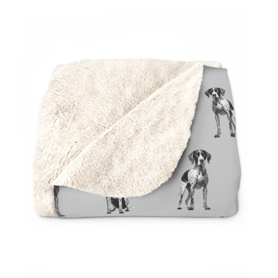 GSP Blanket, GSP Gift, Custom German Shorthaired Pointer Dog Blanket
