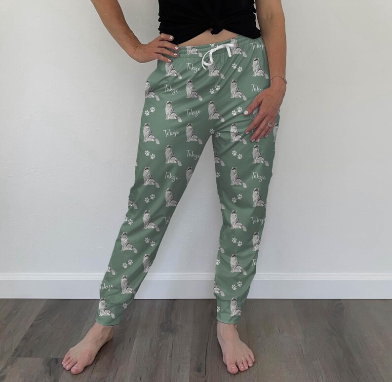husky pajama pants custom