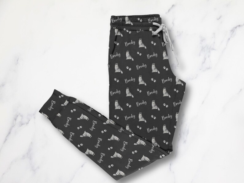 Siberian Husky Pajama Pants, Husky PJs, Husky Owner Gift For Siberian Husky Lover, Personalized Husky Gift, Custom Husky Gift