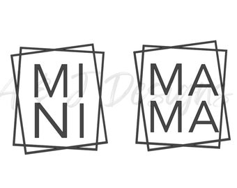 Mini & Mama SVG