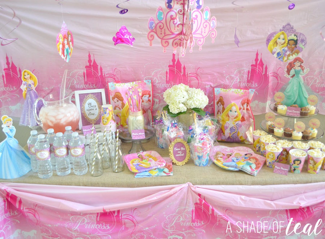 15+ Kids Disney Princess Party Essentials and Ideas - Pink Heart String