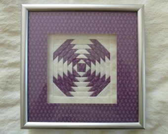 Framed miniature pineapple block