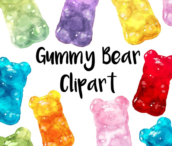 3 Gummy Bears Sticker  Music notes art, Baby girl room decor