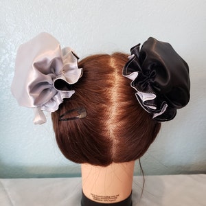 Copri chignon reversibili in raso