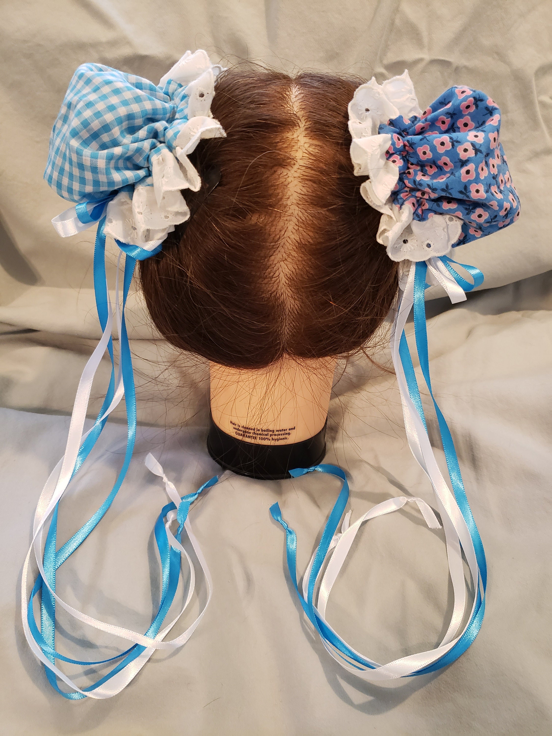 Reversible Vintage Fabric Bun Covers Etsy