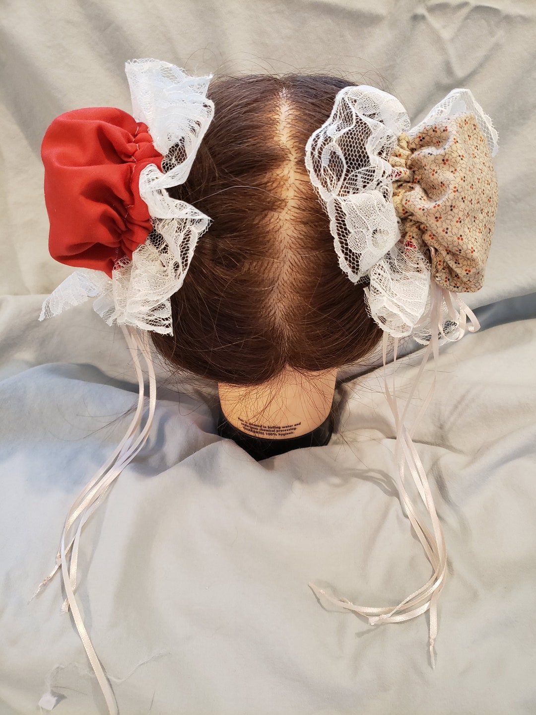 Reversible Vintage Fabric Bun Covers Etsy