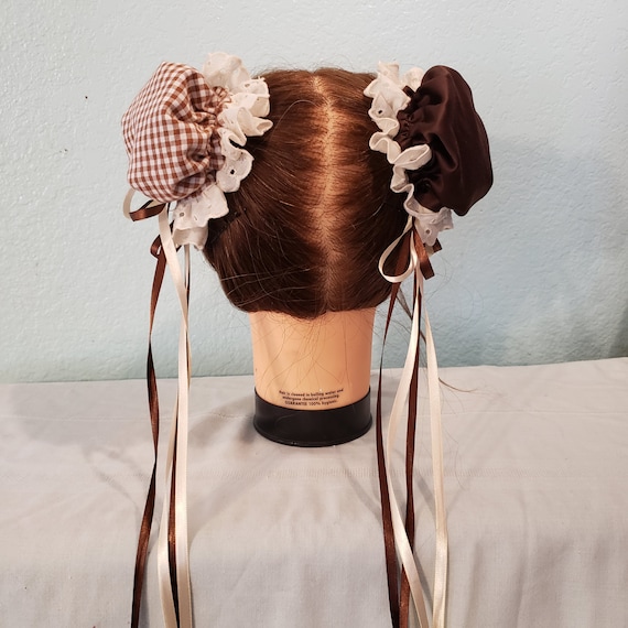 Reversible Gingham Bun Covers