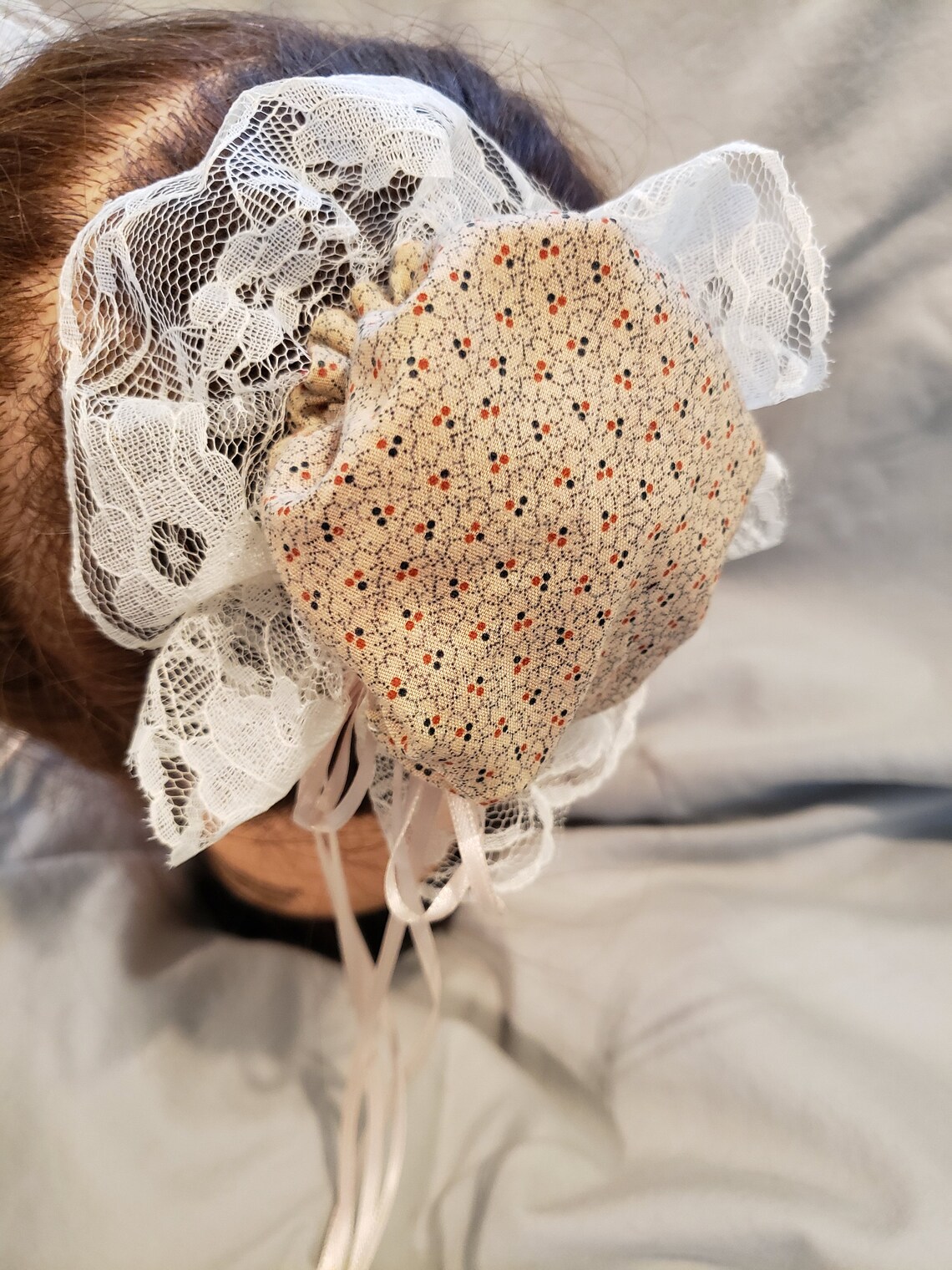 Reversible Vintage Fabric Bun Covers Etsy