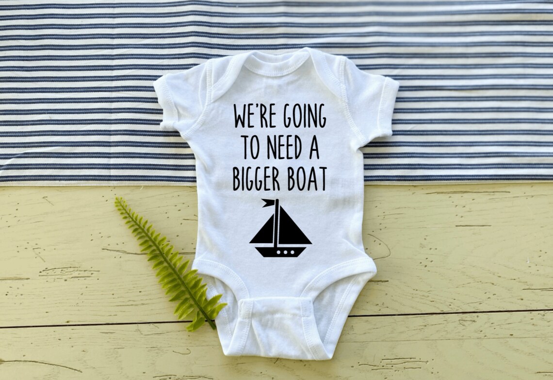 Boating Themed Pregnancy Announcement Onesies Social Media Etsy