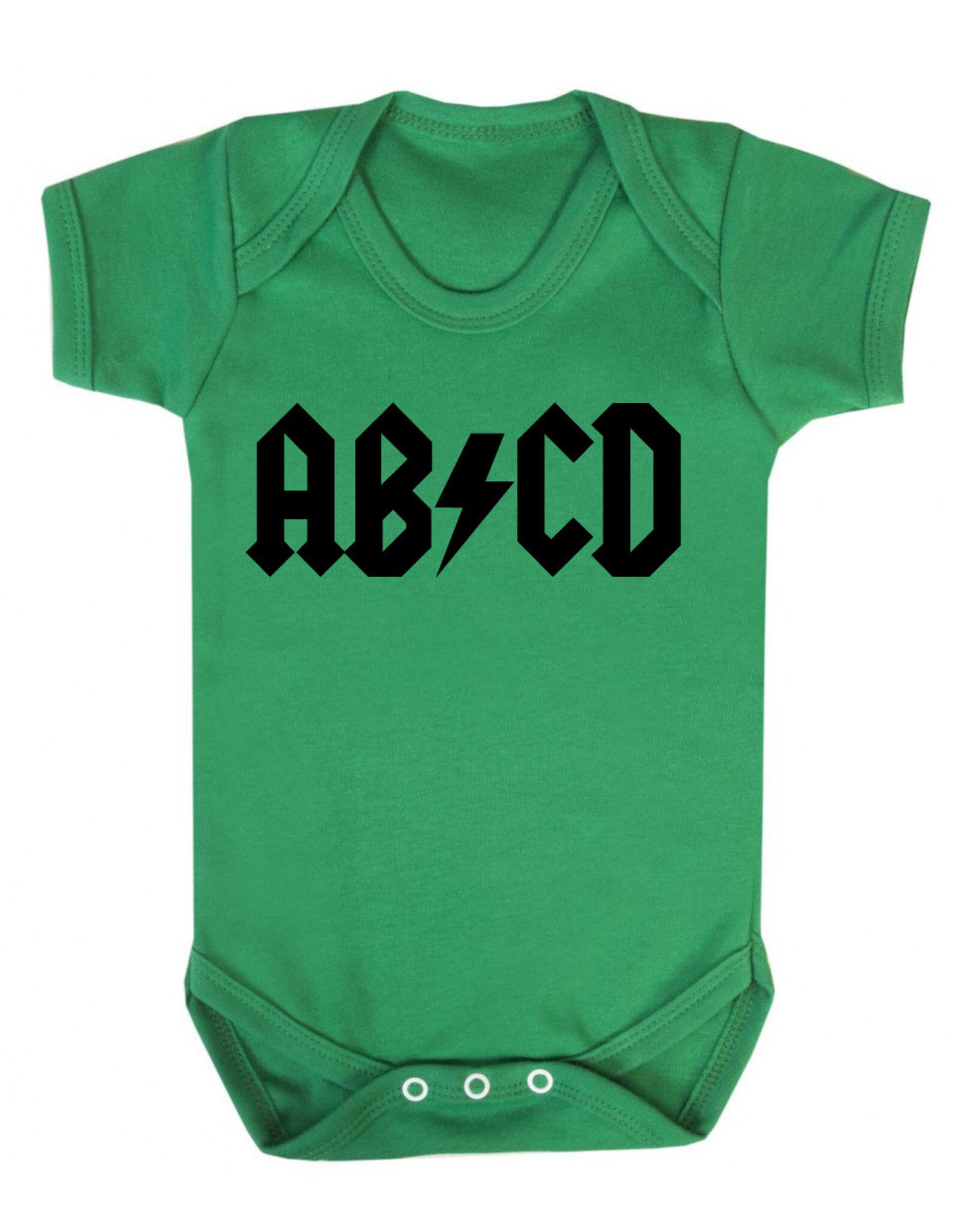 ABCD Rock and Roll Baby Grow / Bodysuit Etsy UK