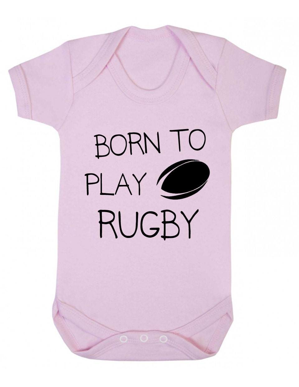 Born to play Rugby Rugby Baby Grow / Baby Vest Rugby Baby Etsy