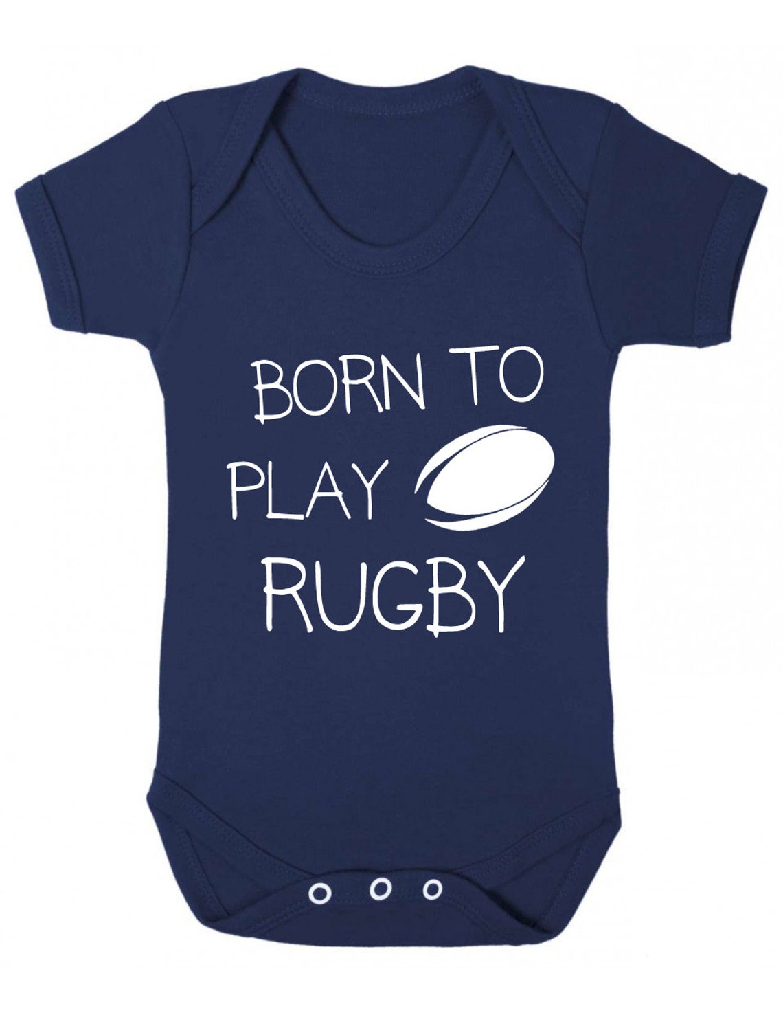 Born to Play Rugby Rugby Baby Grow / Baby Vest Rugby Baby Etsy UK