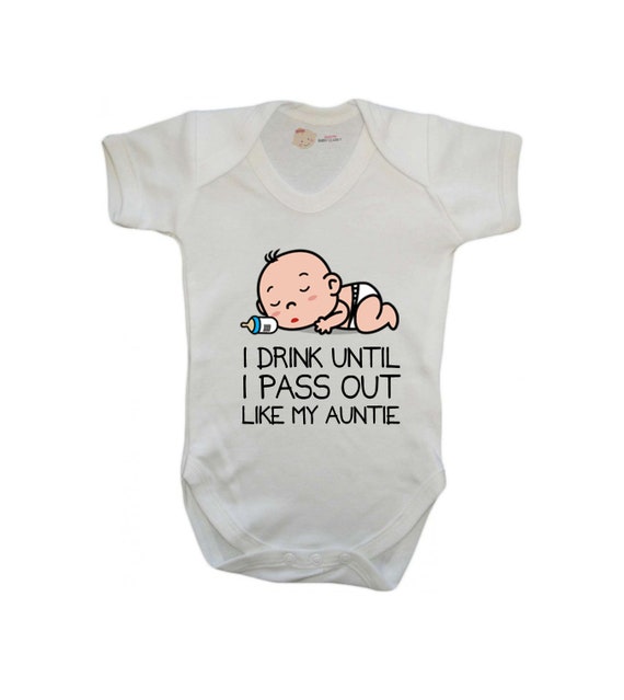 i love my auntie baby grow