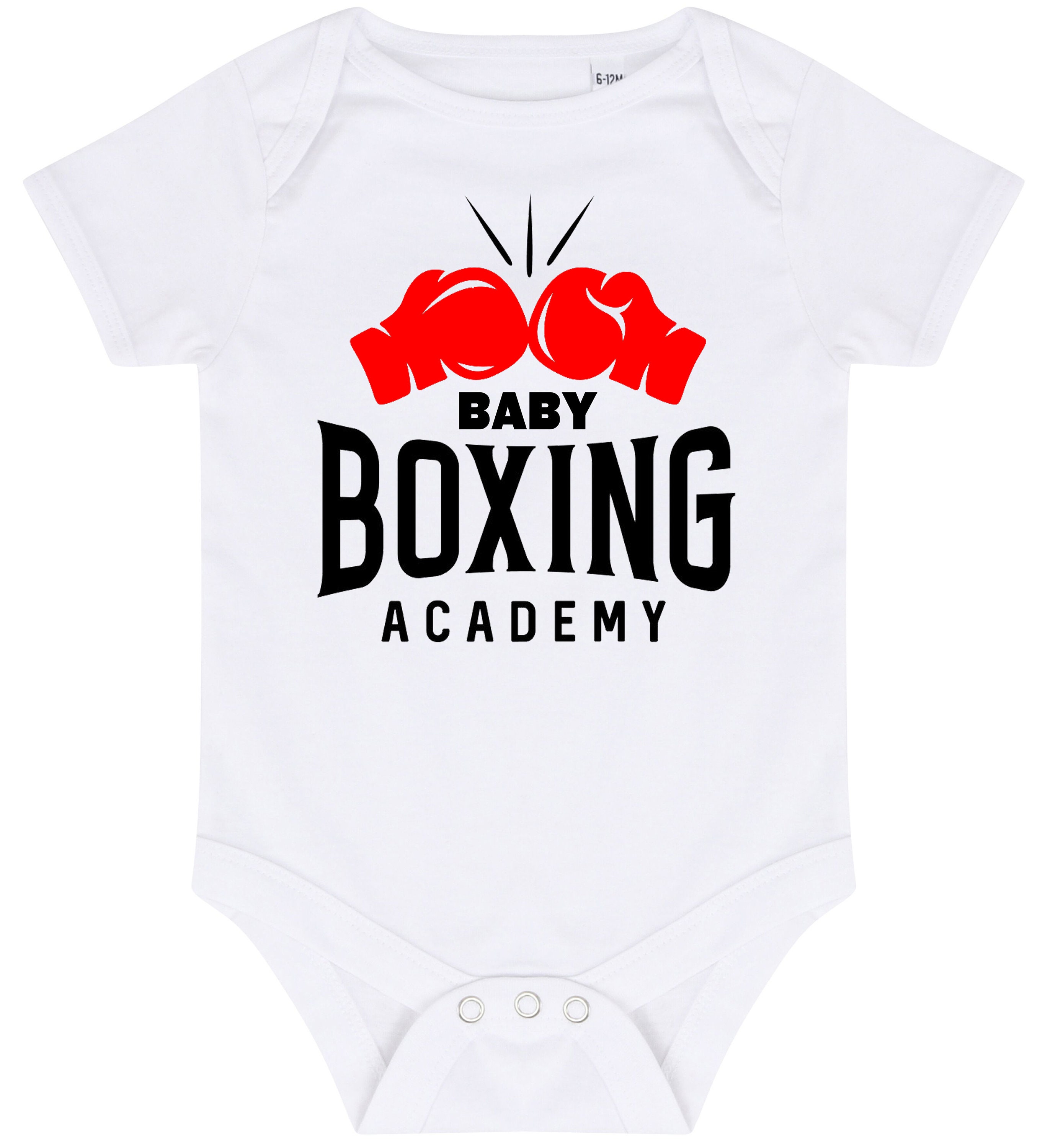 Baby Boxing Academy Baby Grow Boxing Baby Gift Etsy UK