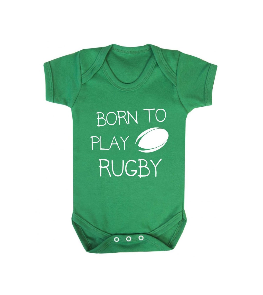 Born to Play Rugby Rugby Baby Grow / Baby Vest Rugby Baby Gift Etsy UK