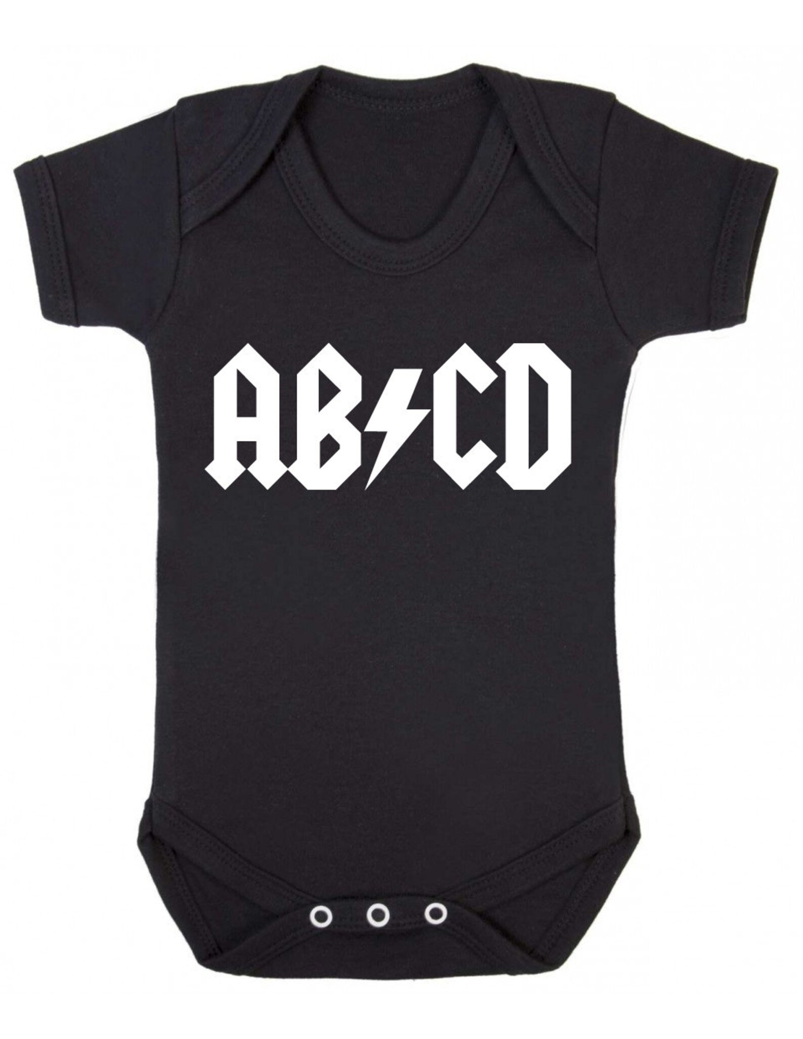 ABCD Rock and Roll Baby Grow / Bodysuit Etsy UK