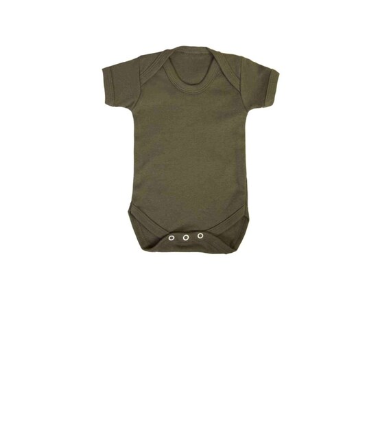 green baby sleepsuit