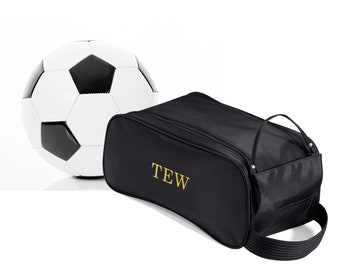 Personalised Boot Bag - Shoe Bag embroidered with Initials - Mens Football Bootbag