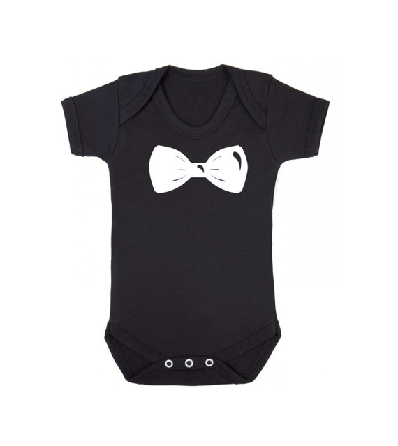 bow tie baby grow