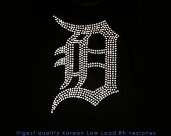 rhinestone detroit tigers shirt