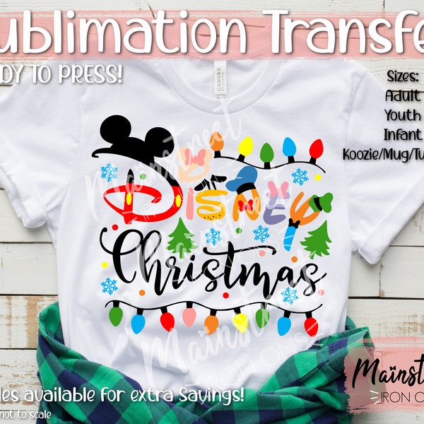 Ready to Press! Christmas Sublimation Print - Ready to Press! Shipped Sublimation