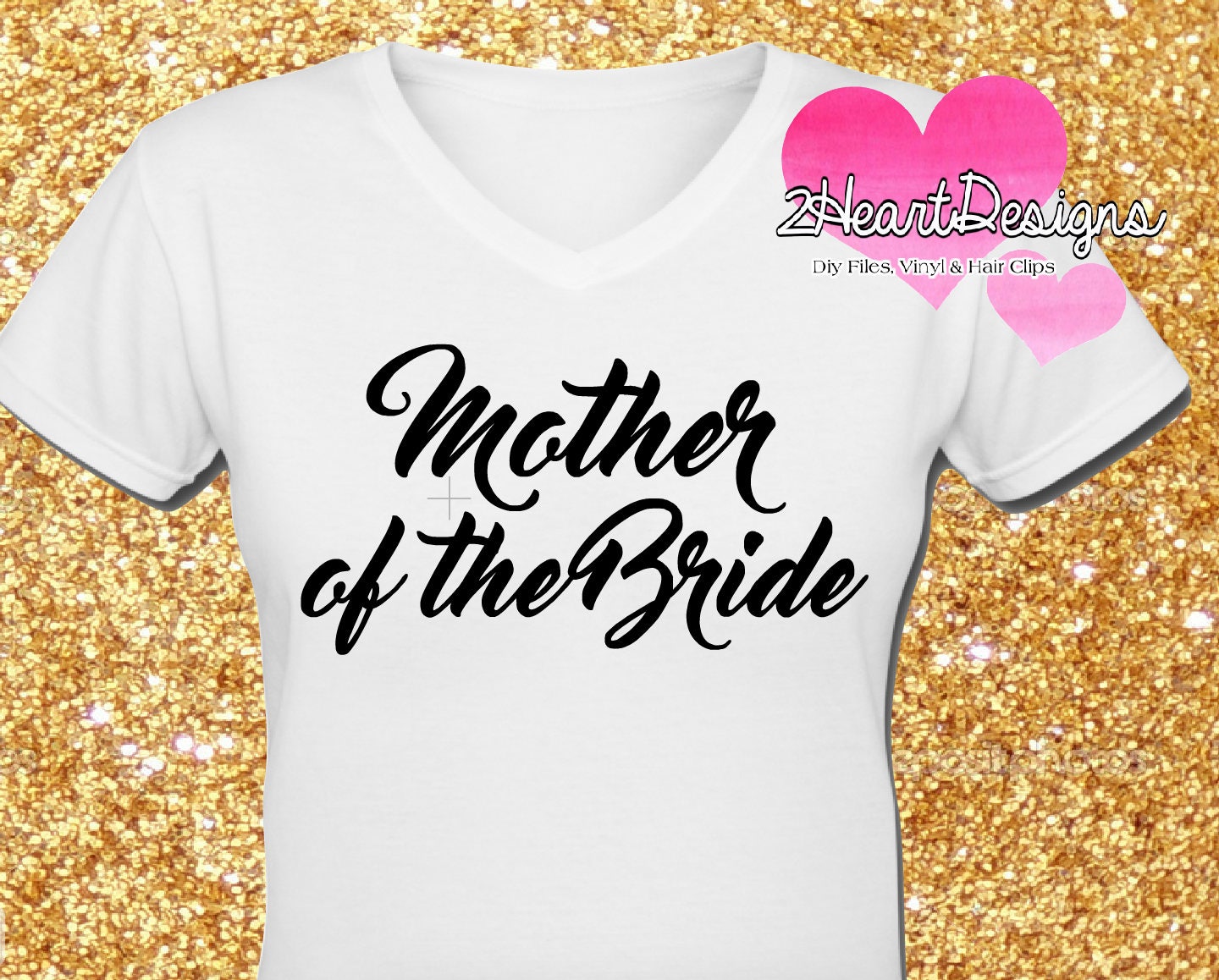 Vinyl MOTHER of The Bride Iron On Transfer DIY Wedding Etsy