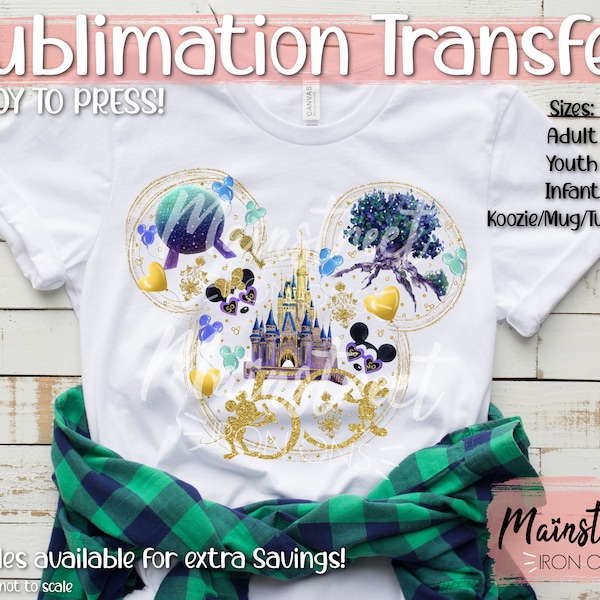 50th Anniversary Sublimation Print - Ready to Transfer