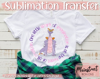 Figment Sublimation Print - Ready to Press  family Vacation T-shirt Gift  Iron On Wholesale We print You press