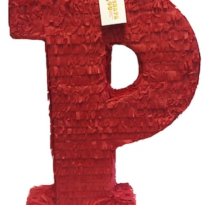 Sale! 20” Tall  Letter Pinatas Tall Any Letter Any Color